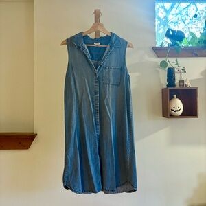 J. Crew Light Blue Denim Dress